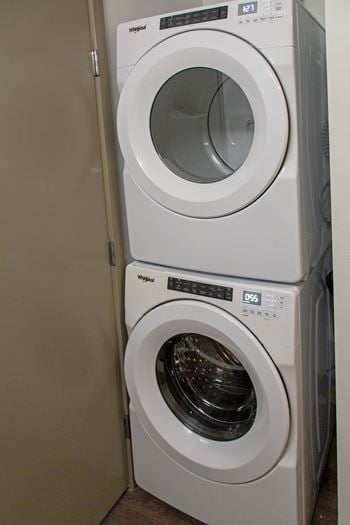 Full-size front load washers/dryers